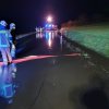 Einsatz Wasserschaden / Straße überflutet