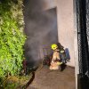 Brand Trafostation Schaltanlage