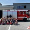 Der Kindergarten Vomperbach besuchte die Feuerwehr