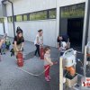Der Kindergarten Vomperbach besuchte die Feuerwehr
